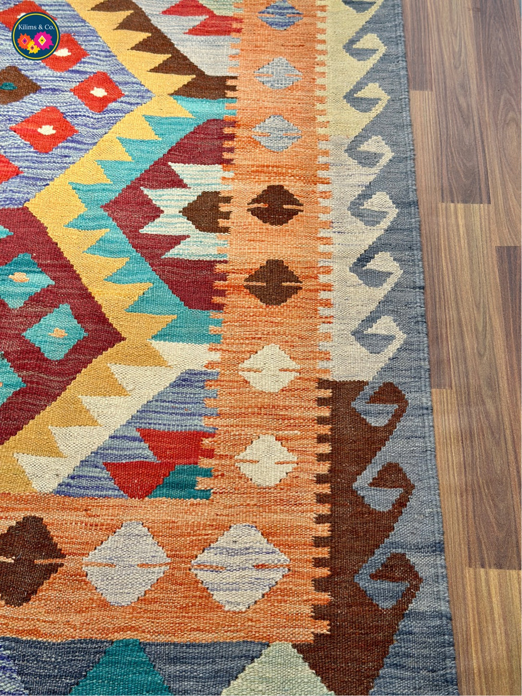 Pure wool kilim (6'8"x5'1")
