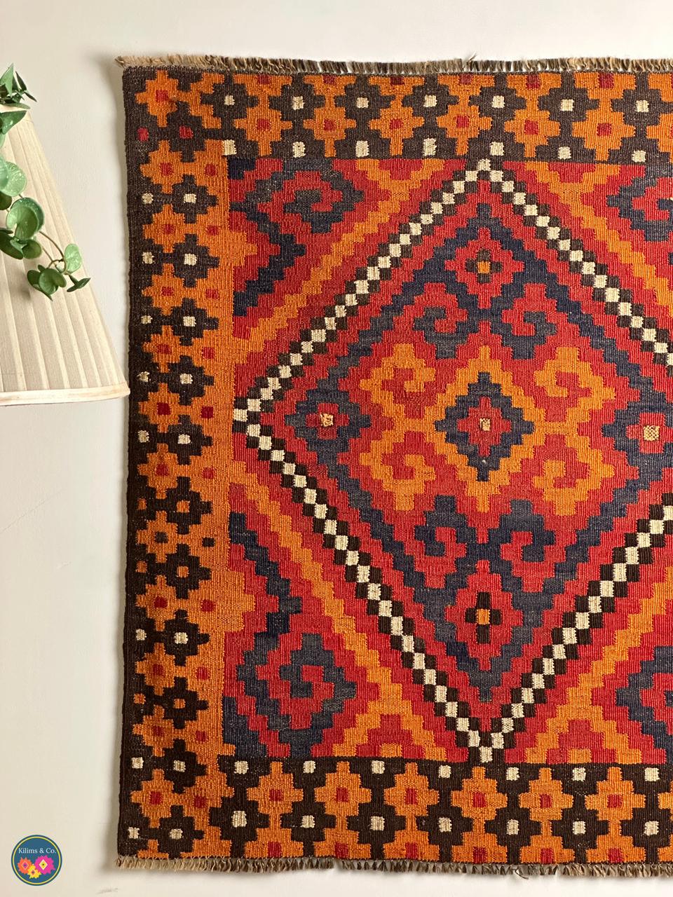 Pure Wool Hanging kilim 3’2” x 2’11”