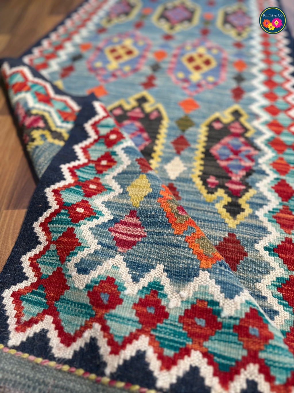 Woolen Floor Runner 6'7"x2'4”