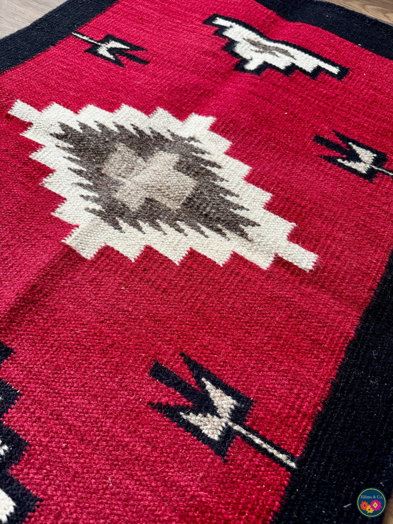 Pure Wool Hanging kilim (3’2x2’1)