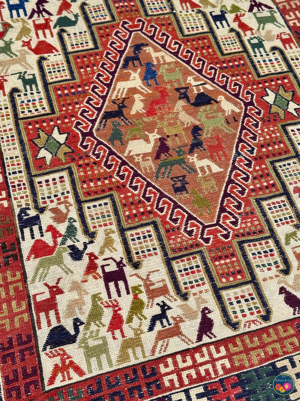 Vintage Sumak 3ft5in x 2ft8in