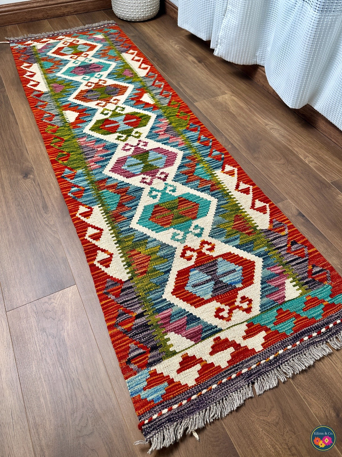 Woolen Floor Runner 6’3”x1’11”