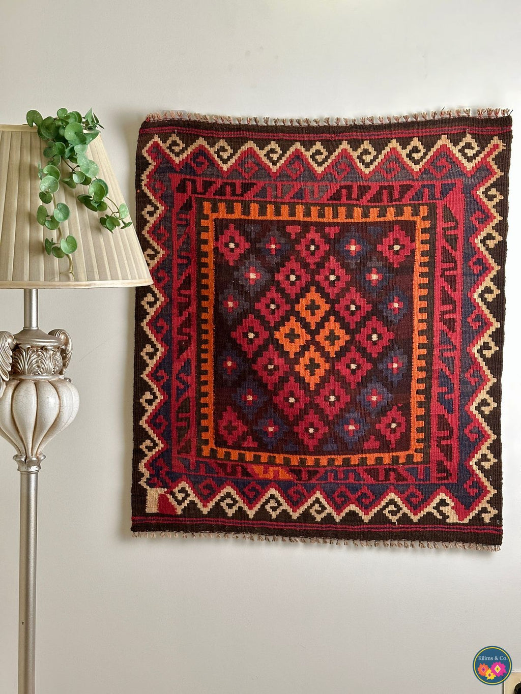 Pure Wool Hanging kilim 3’3” x 2’10”