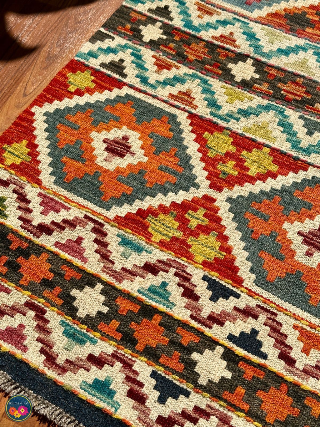 Woolen Floor Runner 6'6” x 2’2”