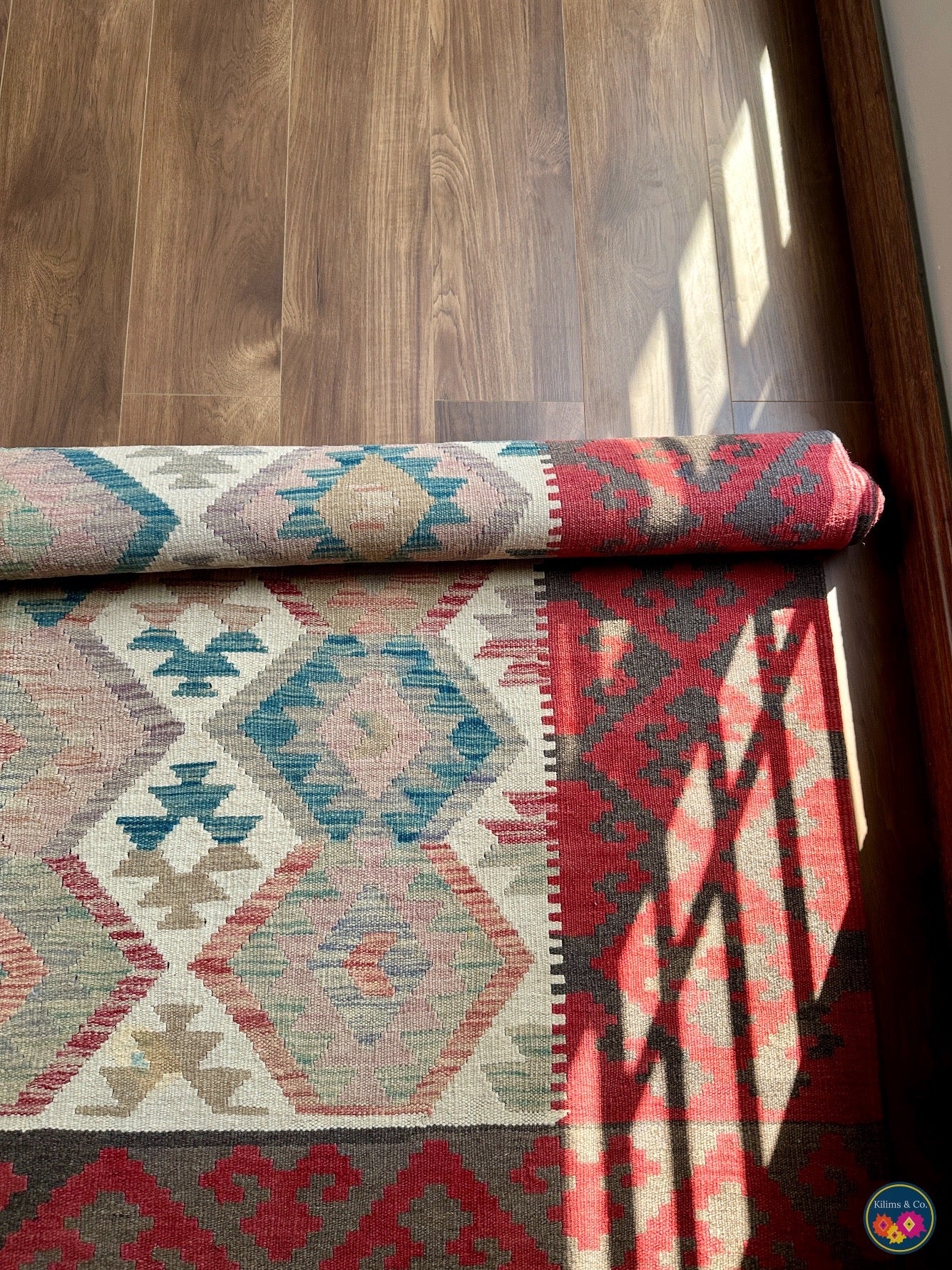 Pure Wool kilim 7ft 8in x 5ft 8in