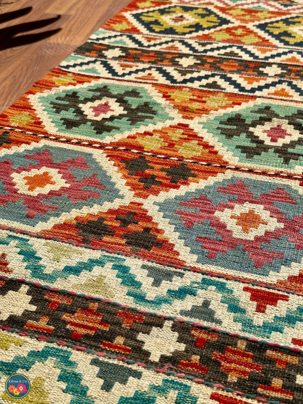 Woolen Floor Runner 6'6” x 2’2”