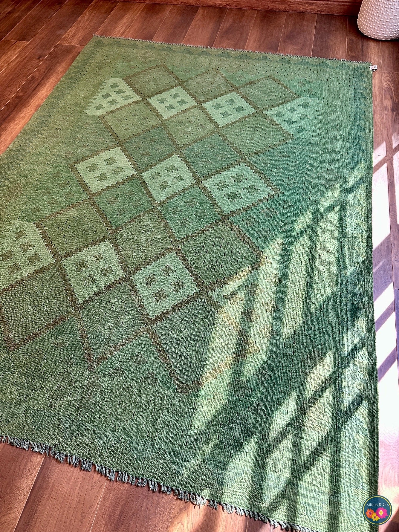 Pure Wool kilim 6ft 4in x 5ft 0in