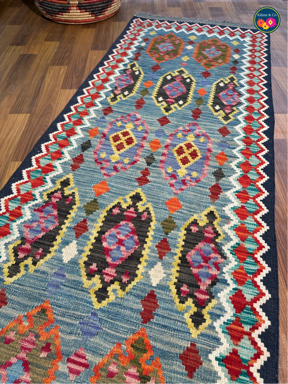 Woolen Floor Runner 6'7"x2'4”