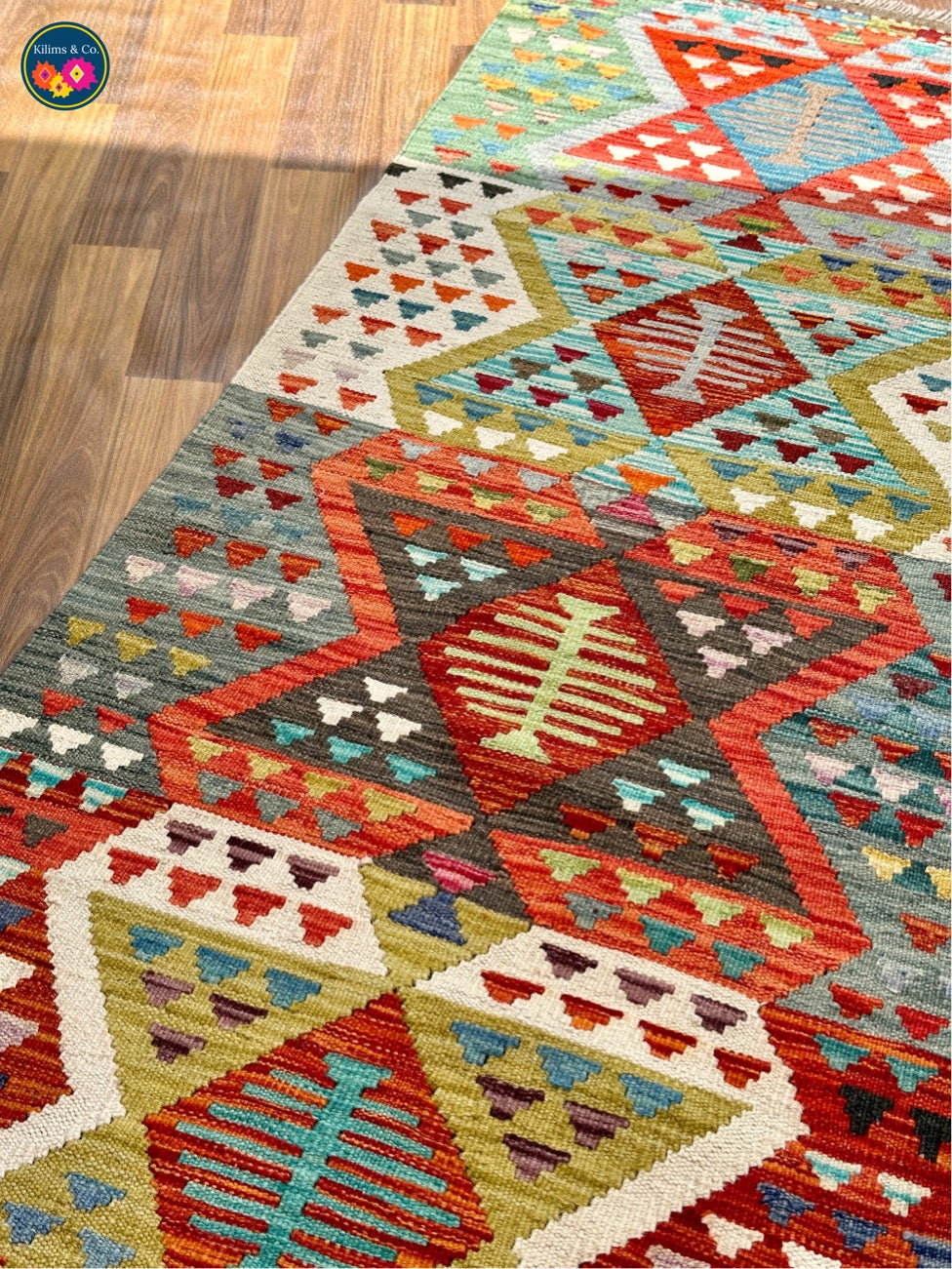 Woolen Floor Runner 6'11x2’3