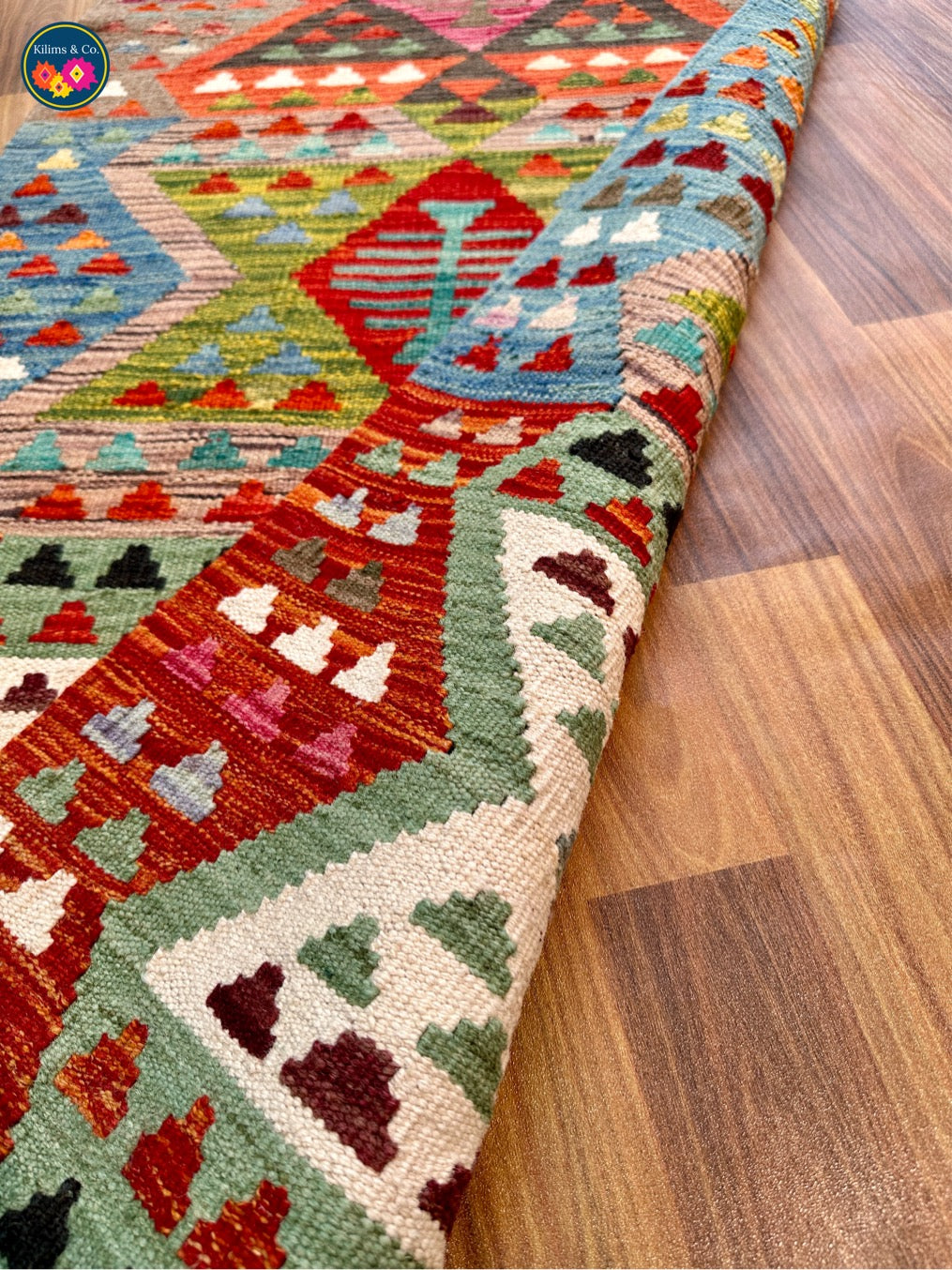 Woolen Floor Runner 6'8x2’2