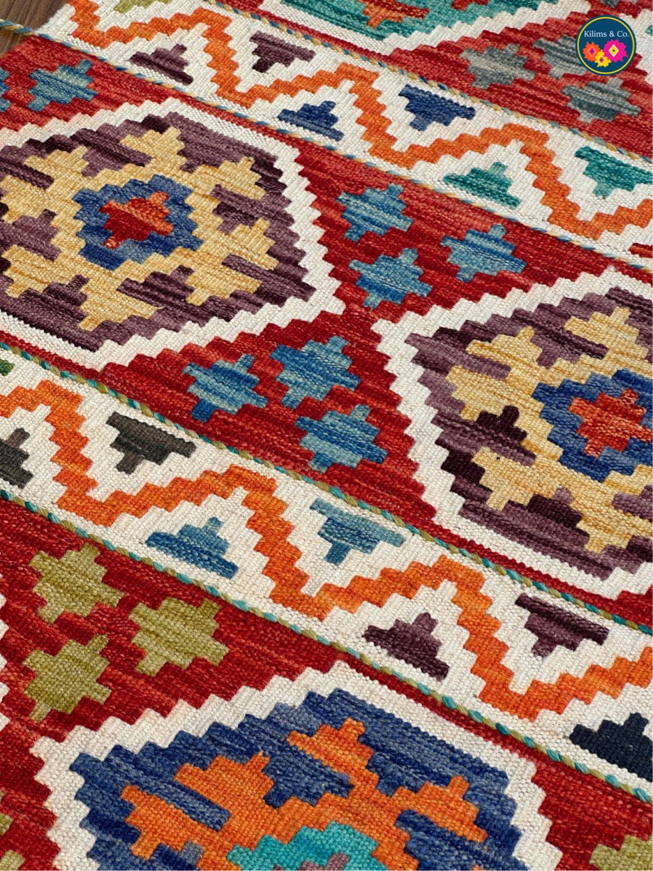 Woolen Floor Runner 6'5"x2'2”