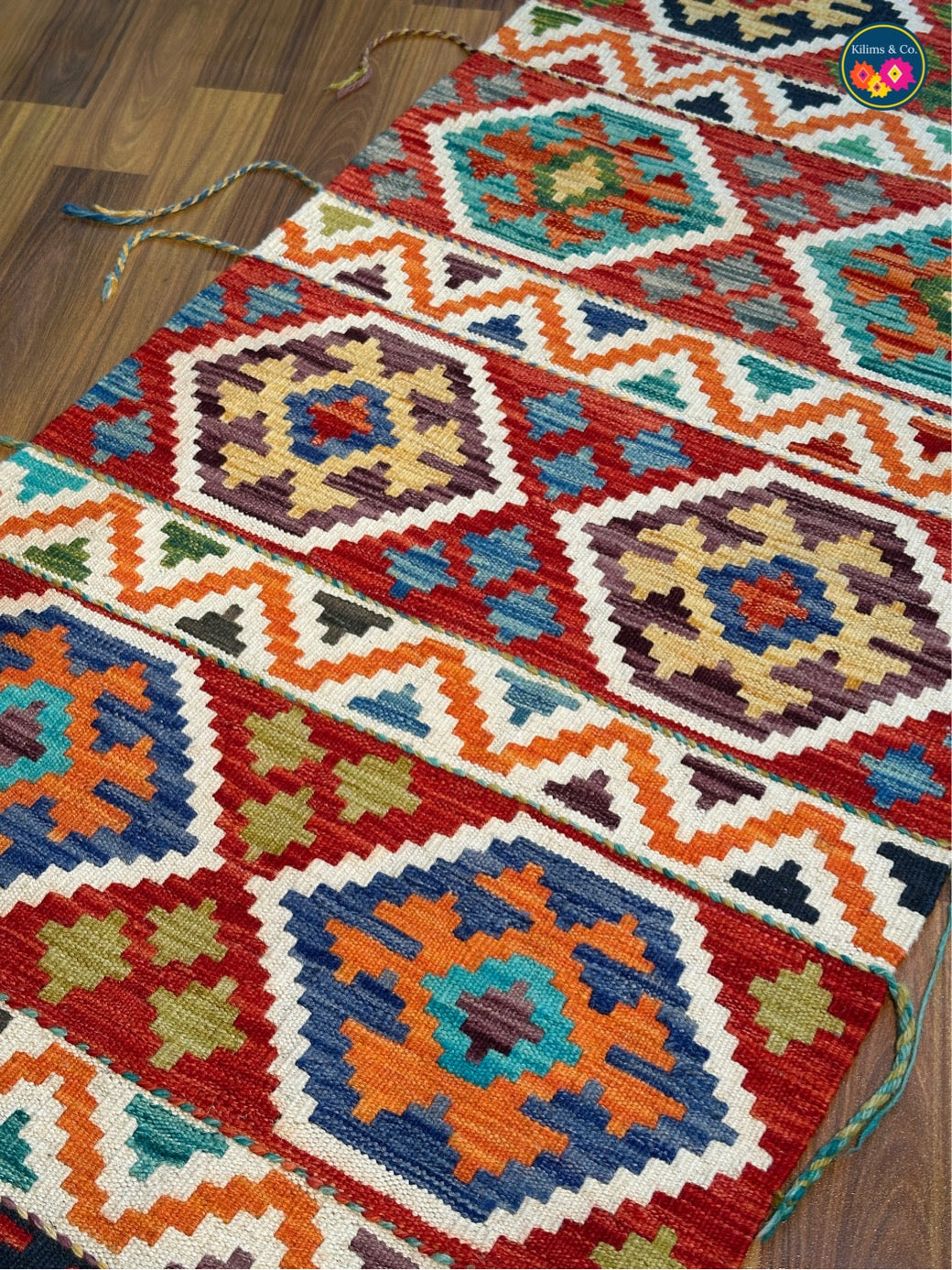 Woolen Floor Runner 6'5"x2'2”