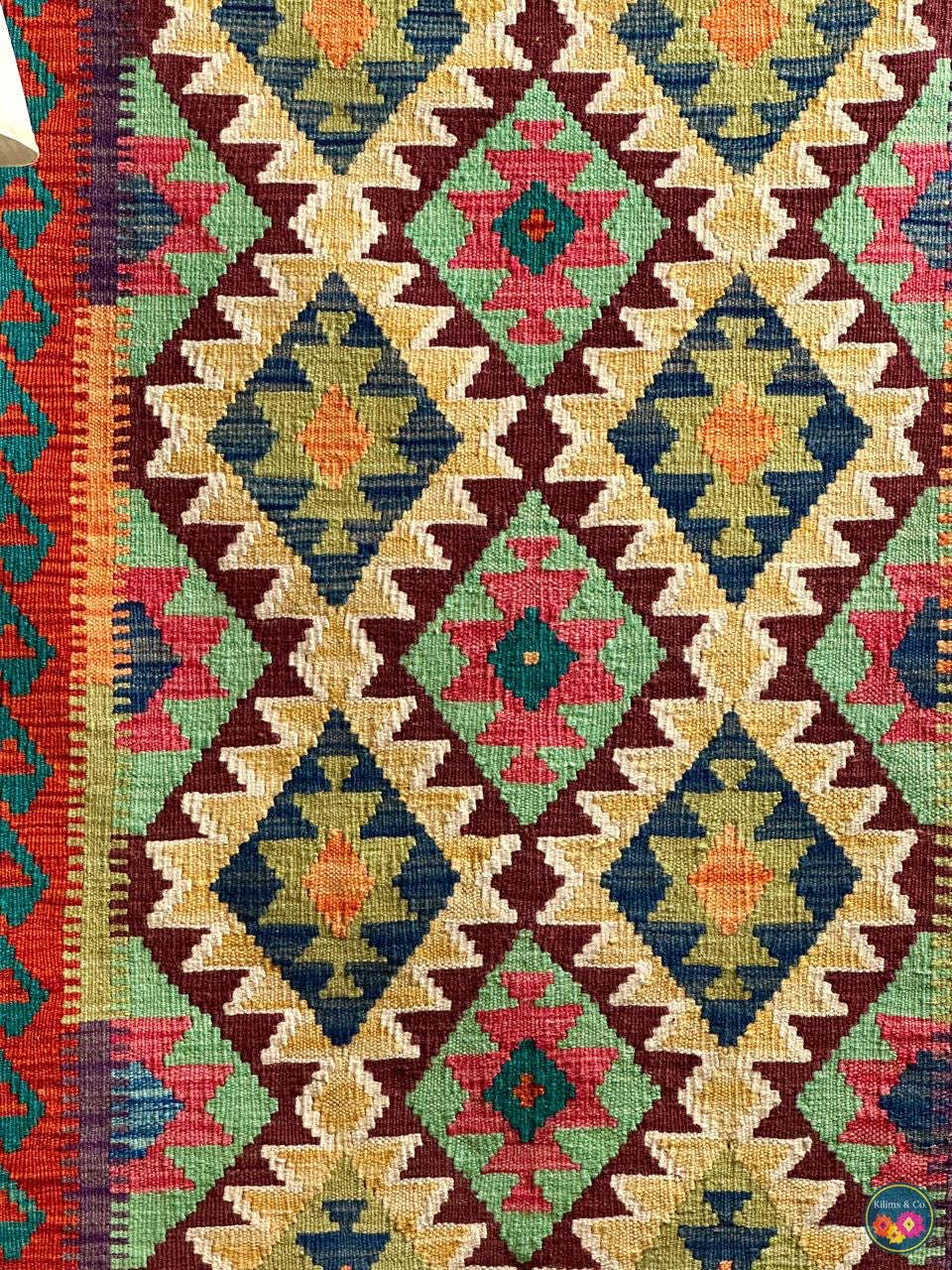 Pure Wool Hanging kilim 4’2” x 2’9”