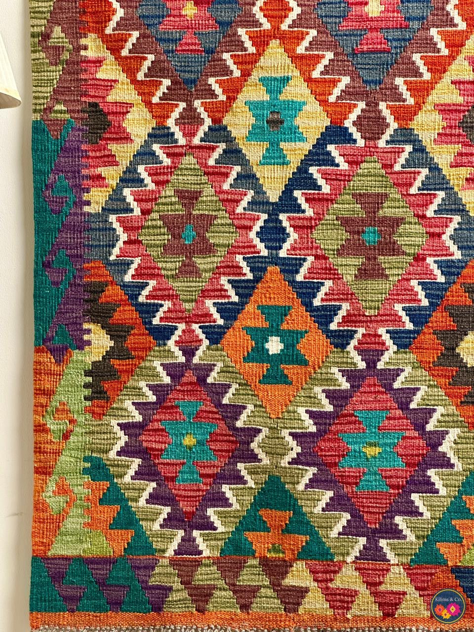 Pure Wool Hanging kilim 3’11” x 2’6”