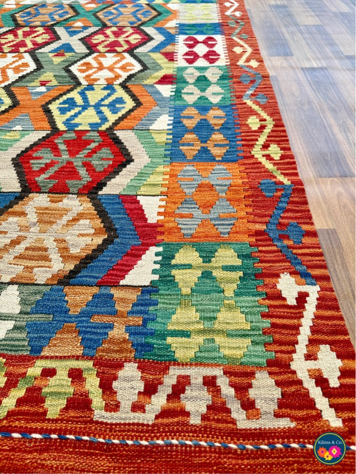 Pure wool kilim 5'11"x4'1