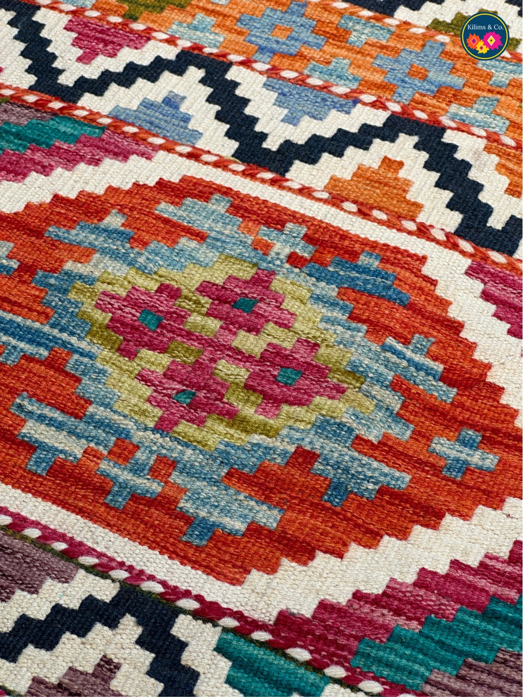 Woolen Floor Runner 6'5”x2’2”