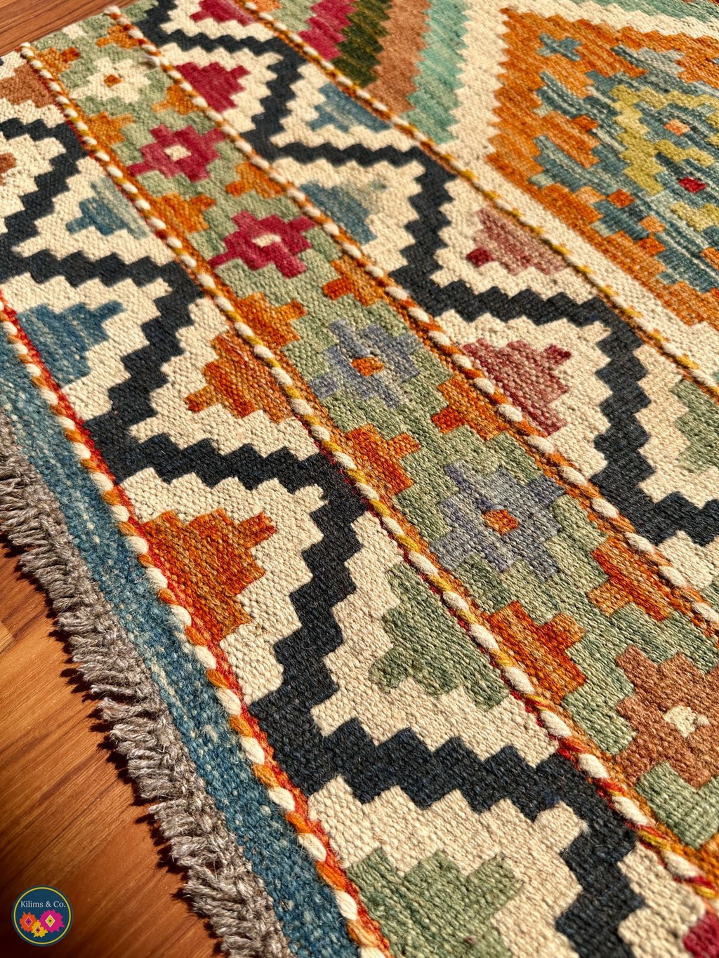 Woolen Floor Runner 6'3” x 2’2”