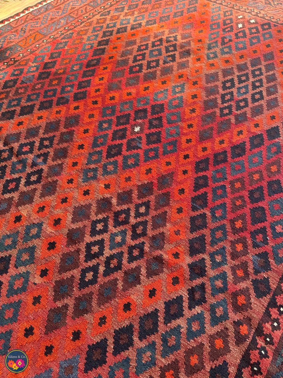 Pure Wool kilim 8ft 4in x 6ft 4in