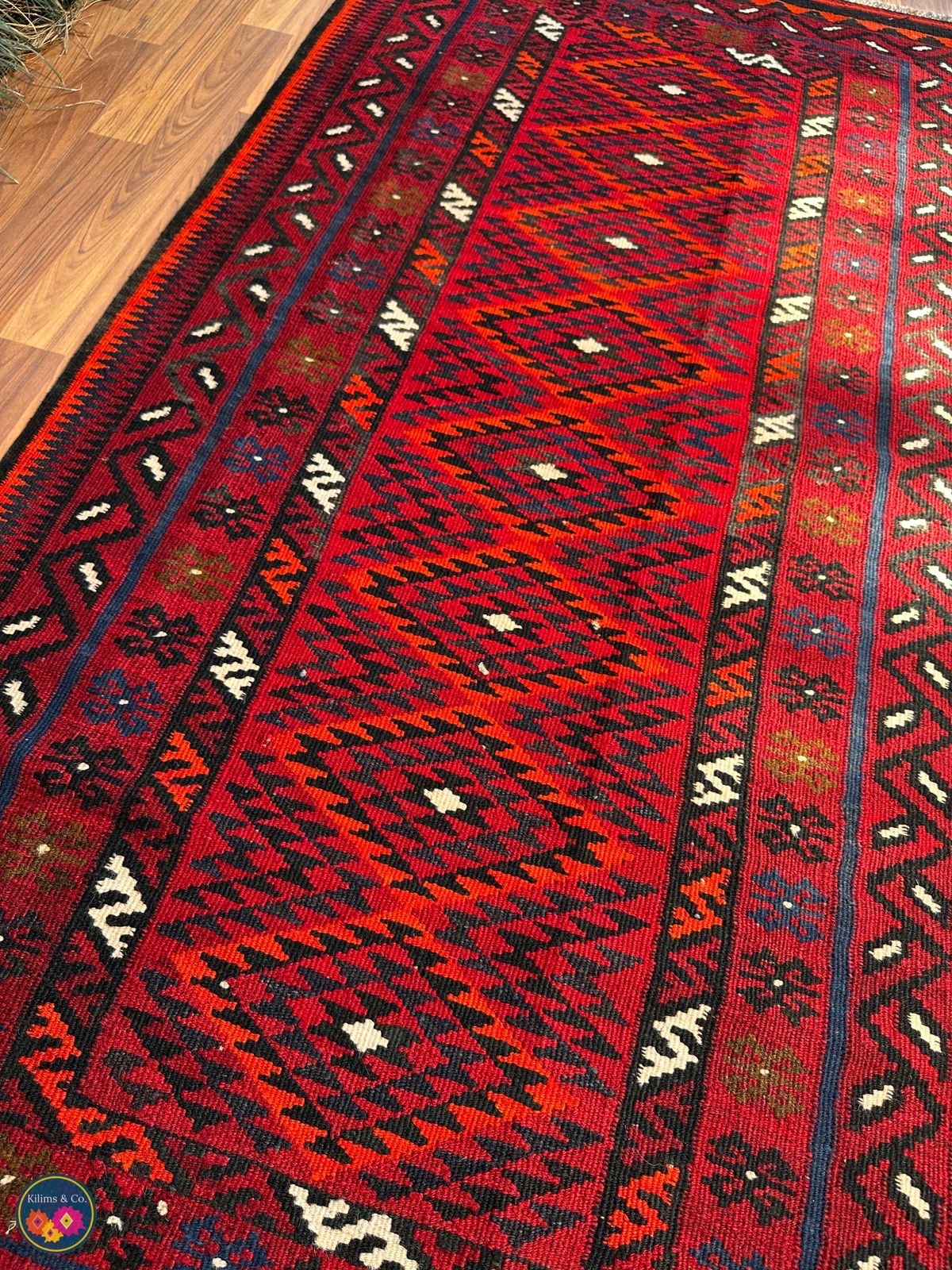 Pure wool kilim 6ft 4in x 3ft 4in