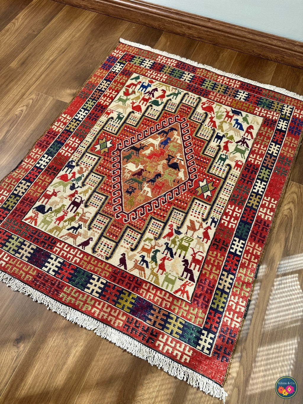 Vintage Sumak 3ft5in x 2ft8in