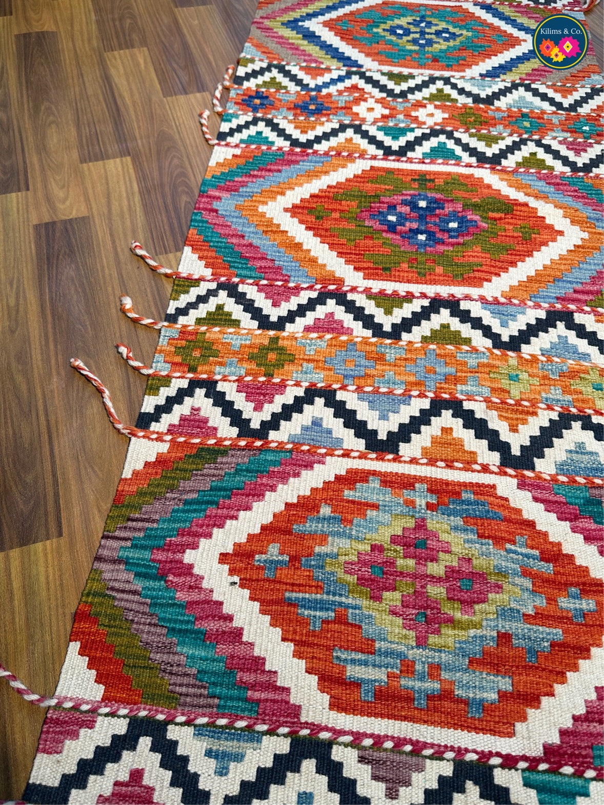 Woolen Floor Runner 6'5”x2’2”