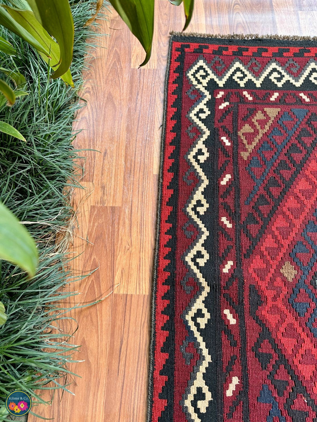 Pure wool kilim 5ft 1in x 3ft 6in