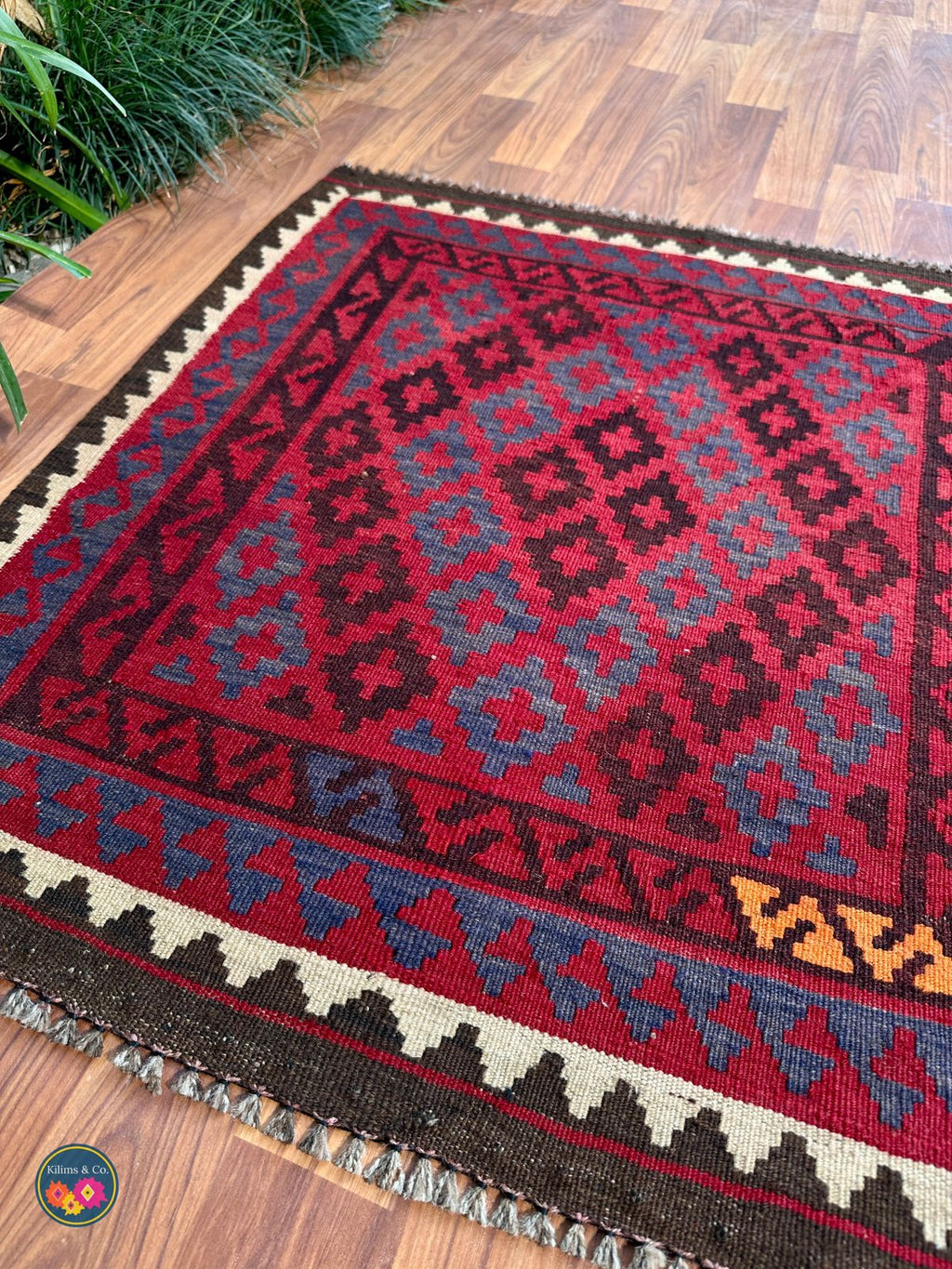 Pure Wool Hanging kilim 3’1” x 2’8”