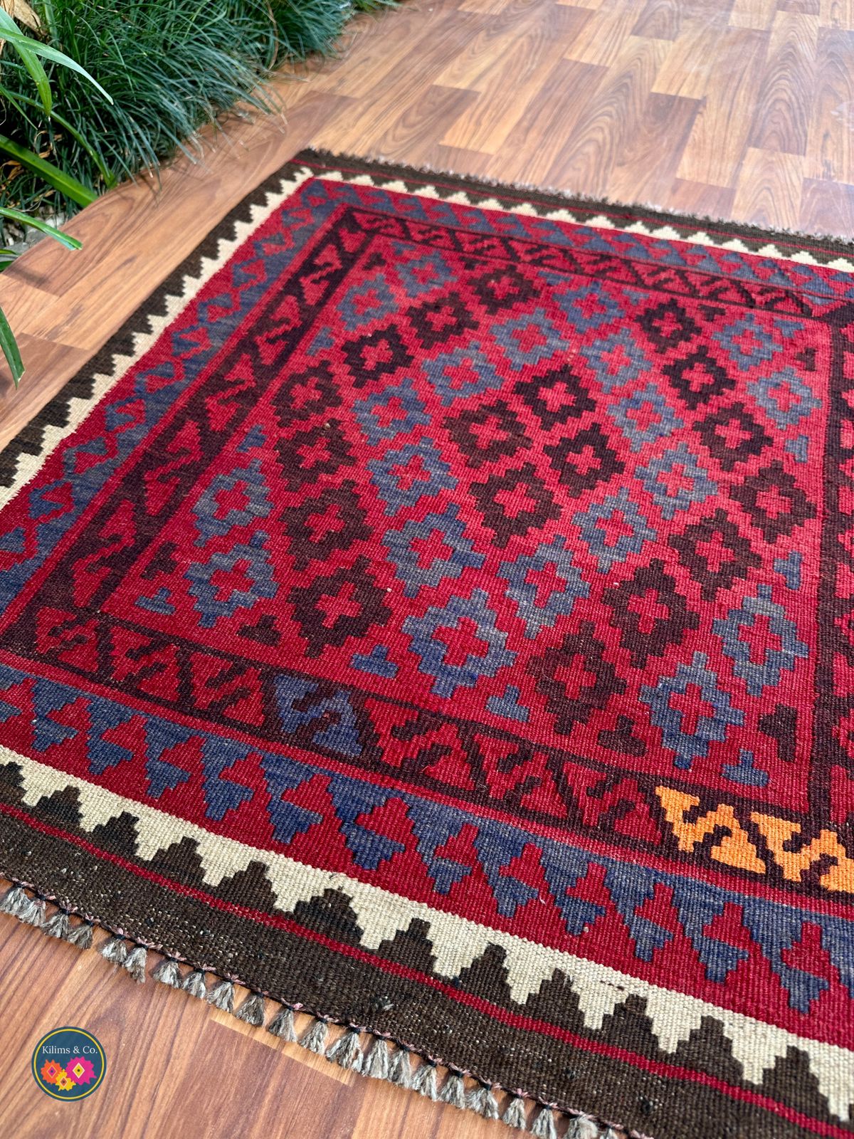 Pure Wool Hanging kilim 3’1” x 2’8”