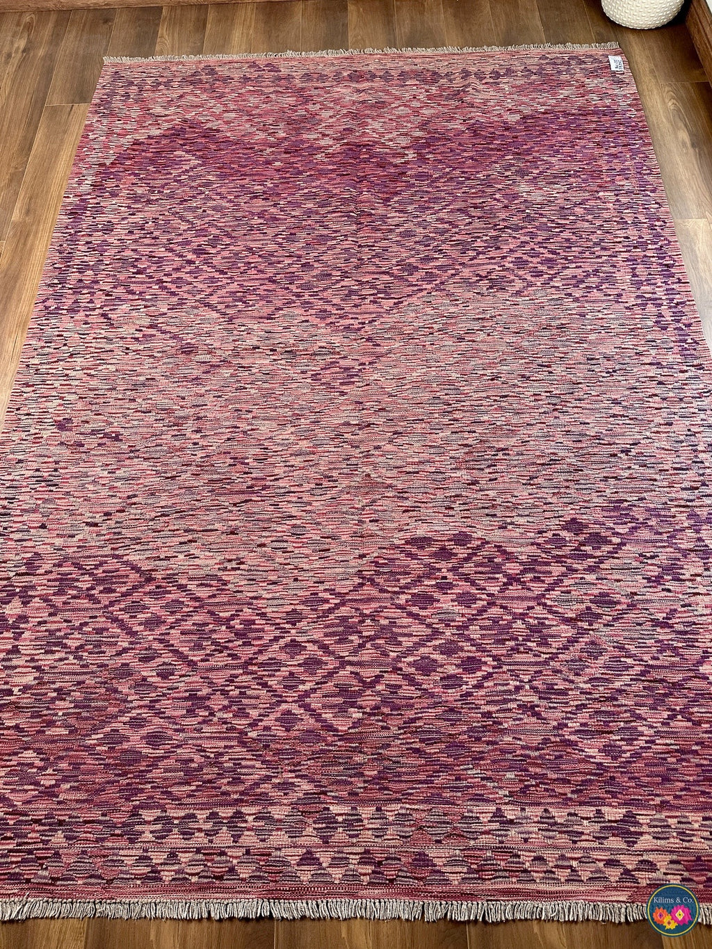 Pure Wool kilim 8ft 0in x 5ft 10in