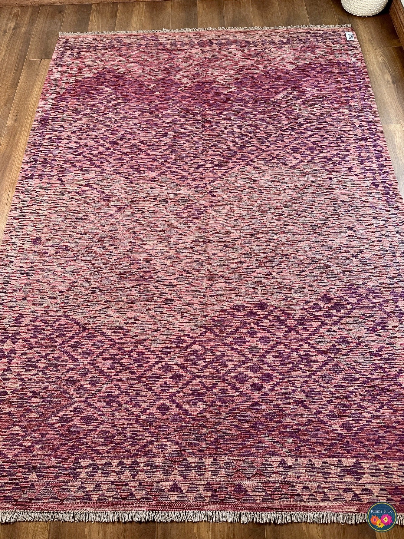 Pure Wool kilim 8ft 0in x 5ft 10in
