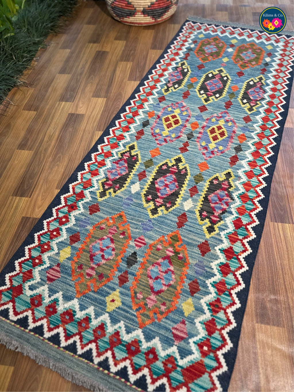 Woolen Floor Runner 6'7"x2'4”