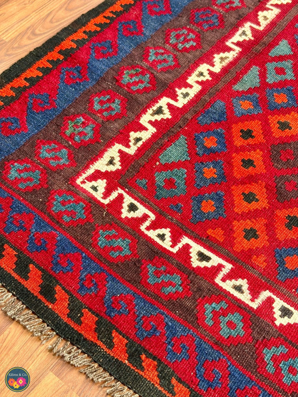 Pure wool kilim 5ft 6in x 3ft 5in