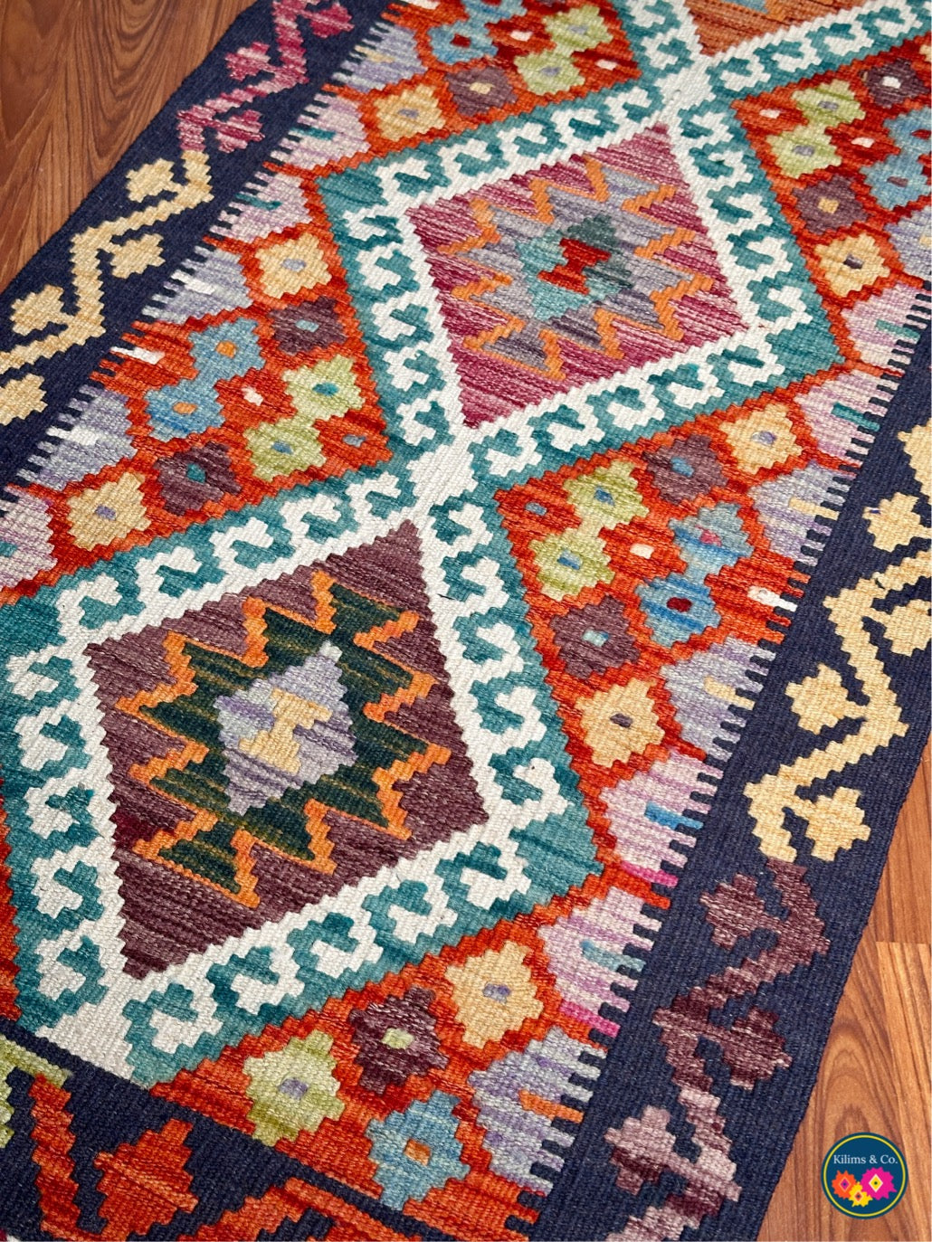 Woolen Floor Runner 6'5” x 2’3”