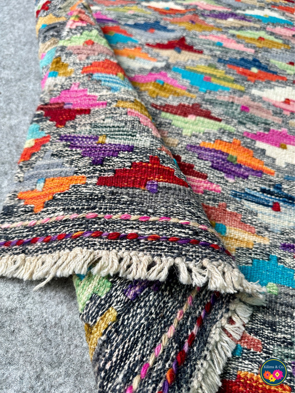 Pure Wool Hanging kilim 2’2 x 3’4