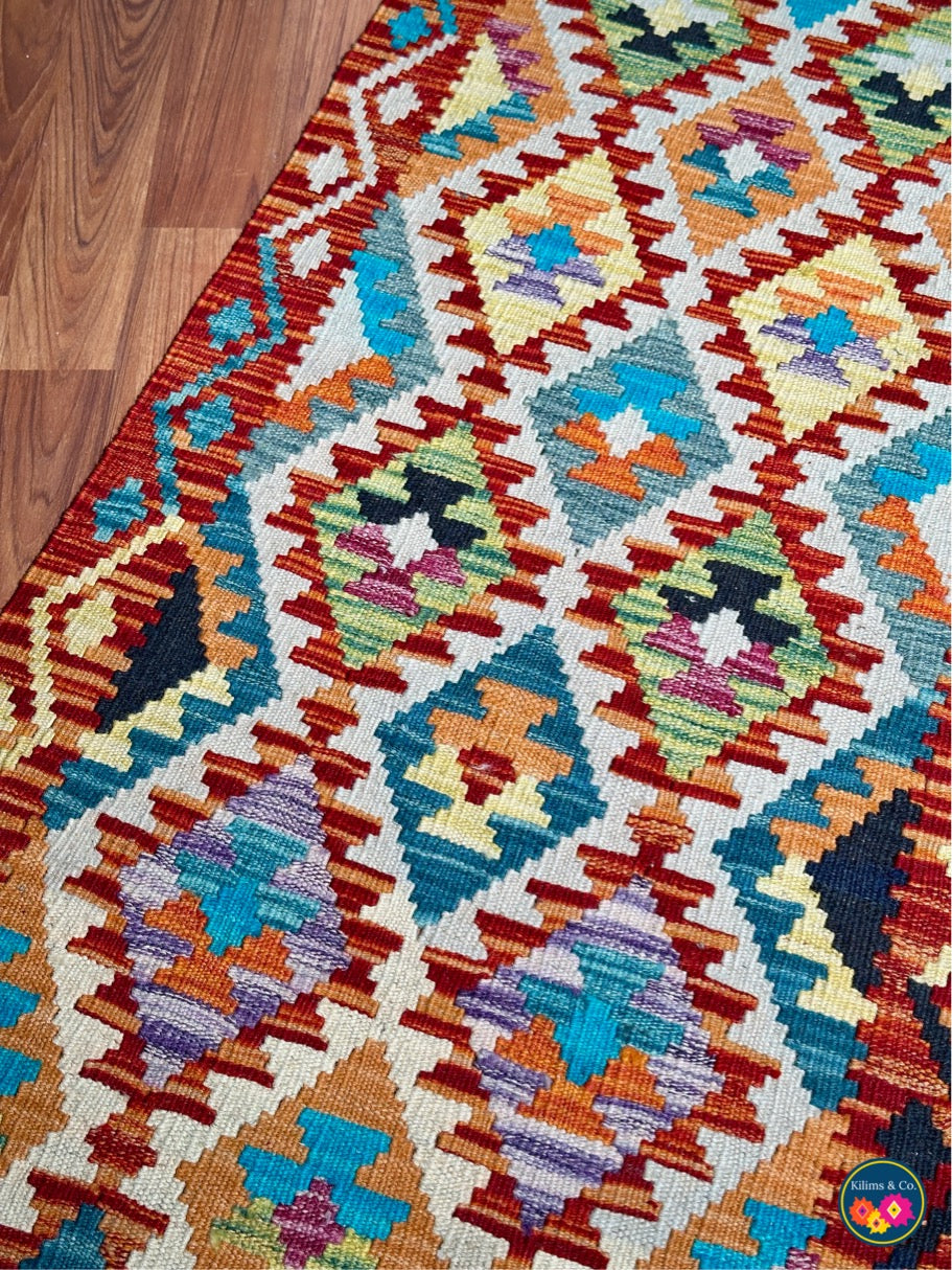 Woolen Floor Runner 6'9” x 2’1”