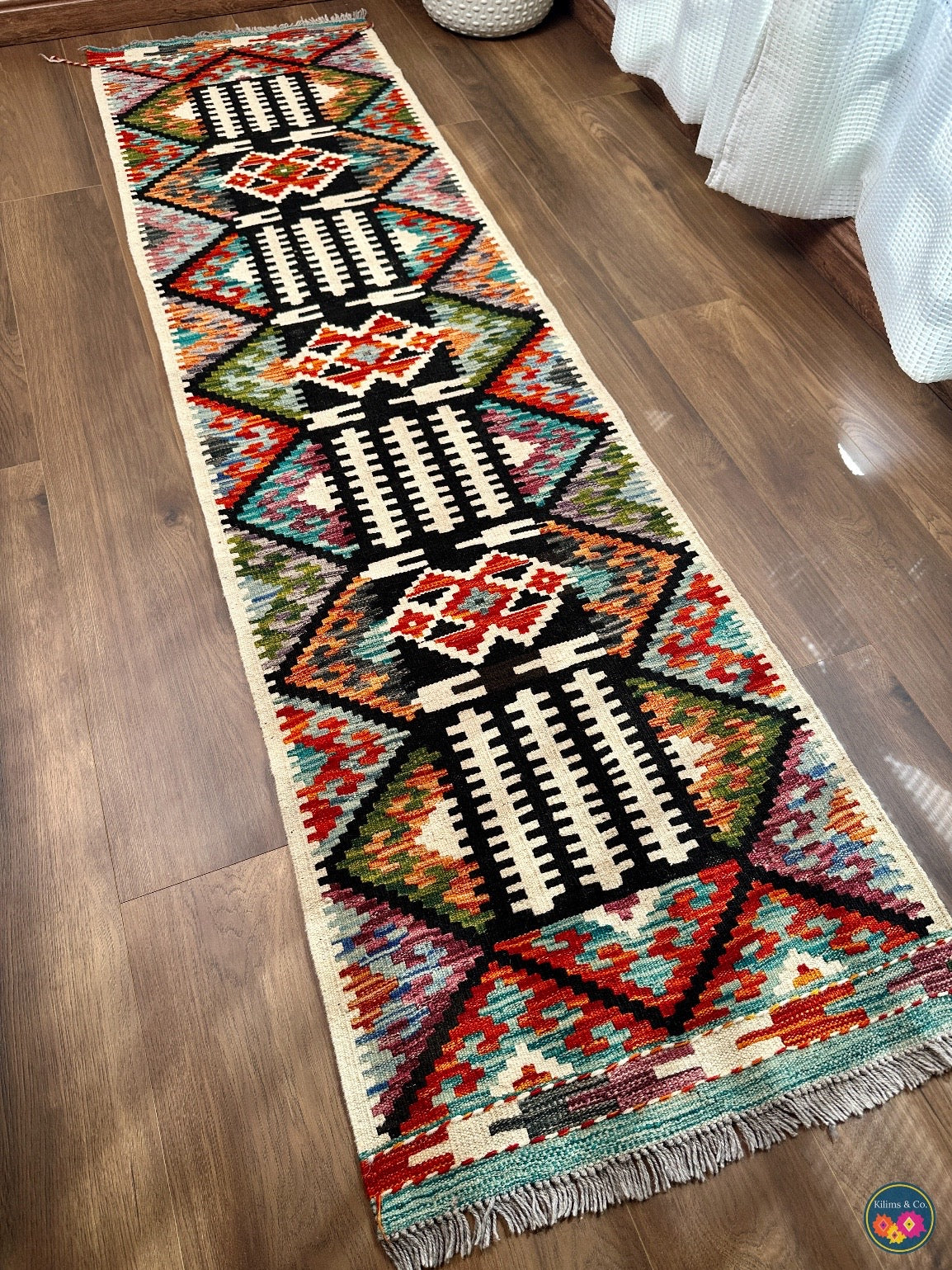 Woolen Floor Runner 6’8”x1’10”