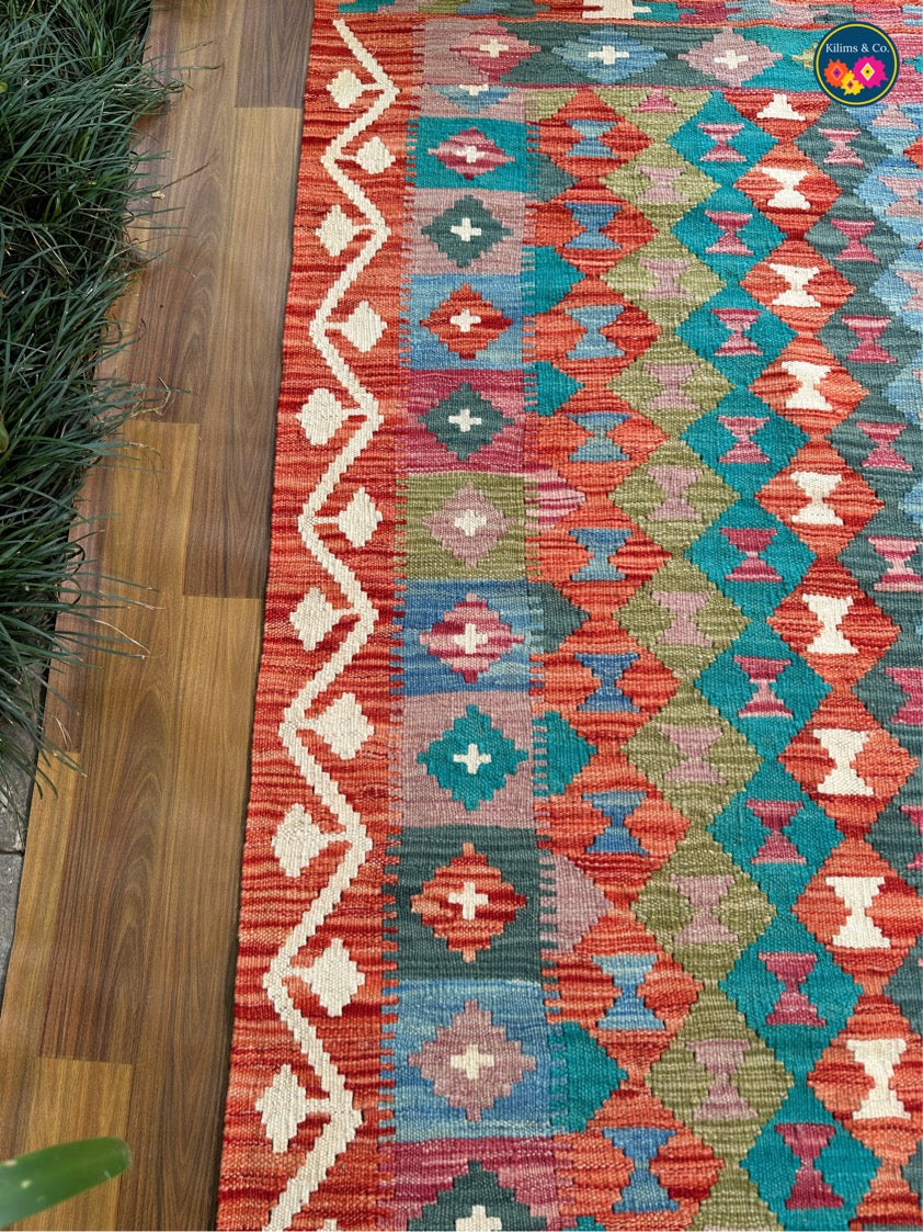 Pure wool kilim 4’9 x 3’4