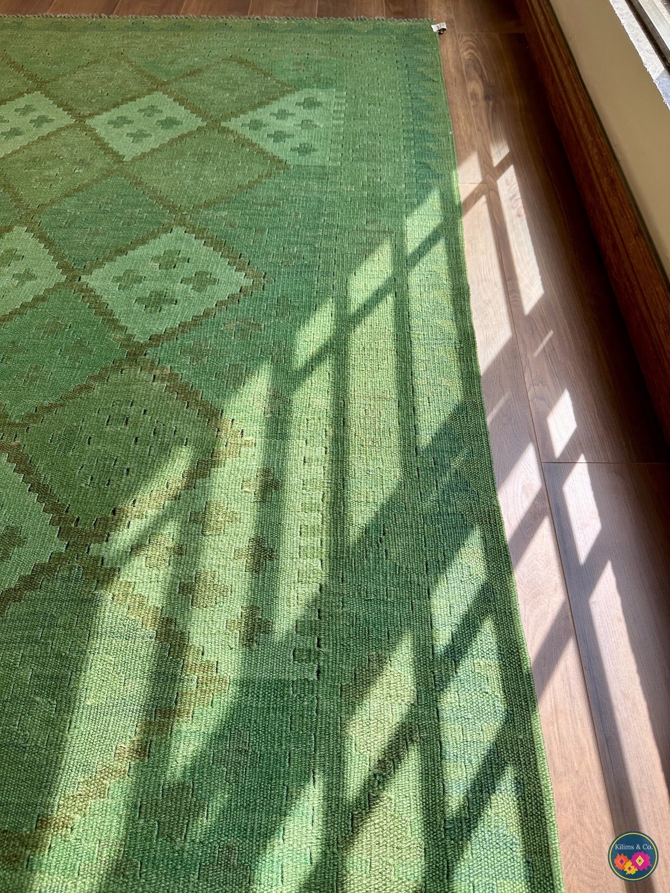 Pure Wool kilim 6ft 4in x 5ft 0in