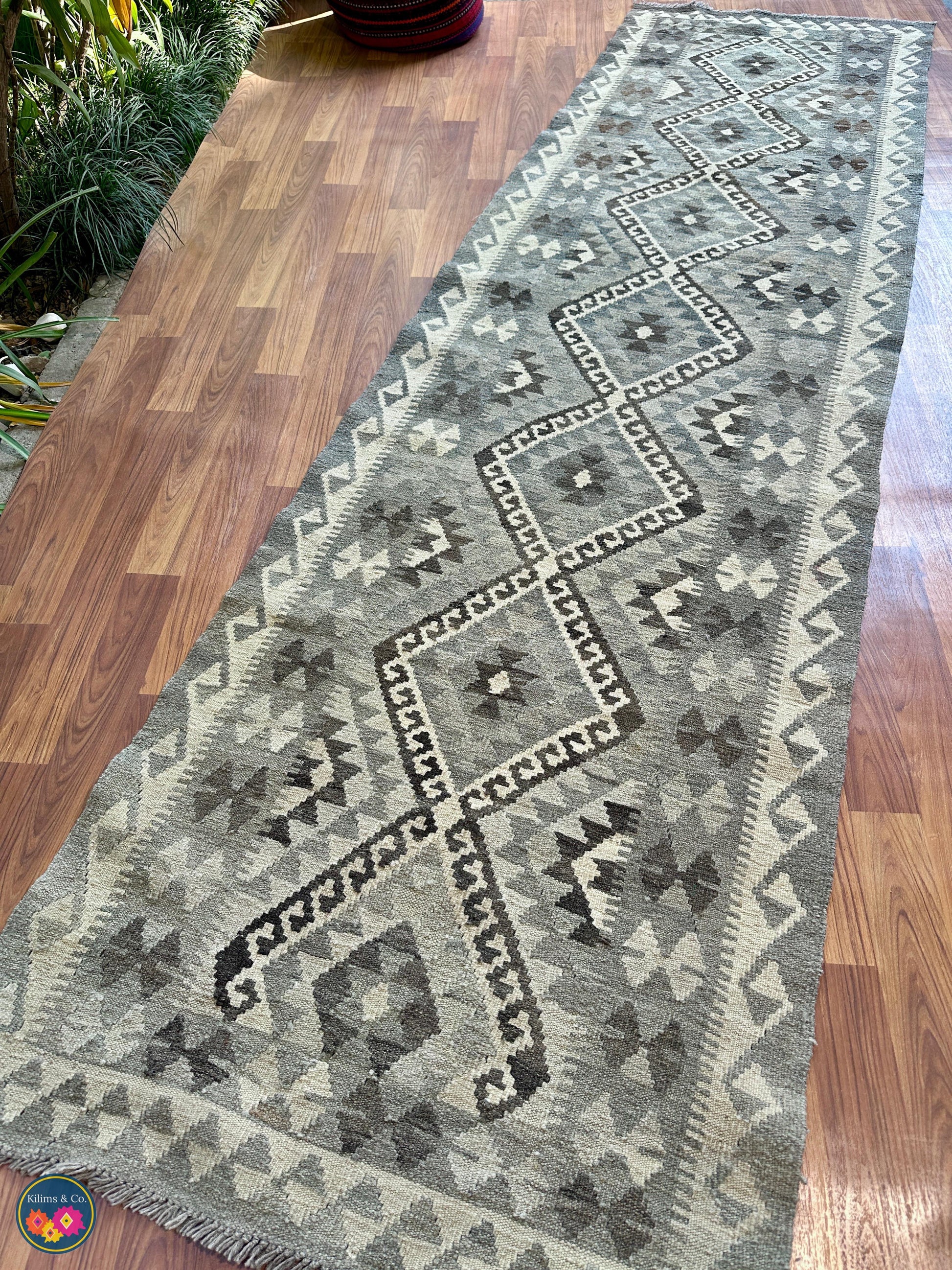 Woolen Floor Runner 9’7” x 2’8”