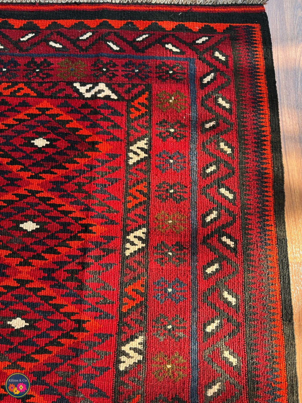 Pure wool kilim 6ft 4in x 3ft 4in