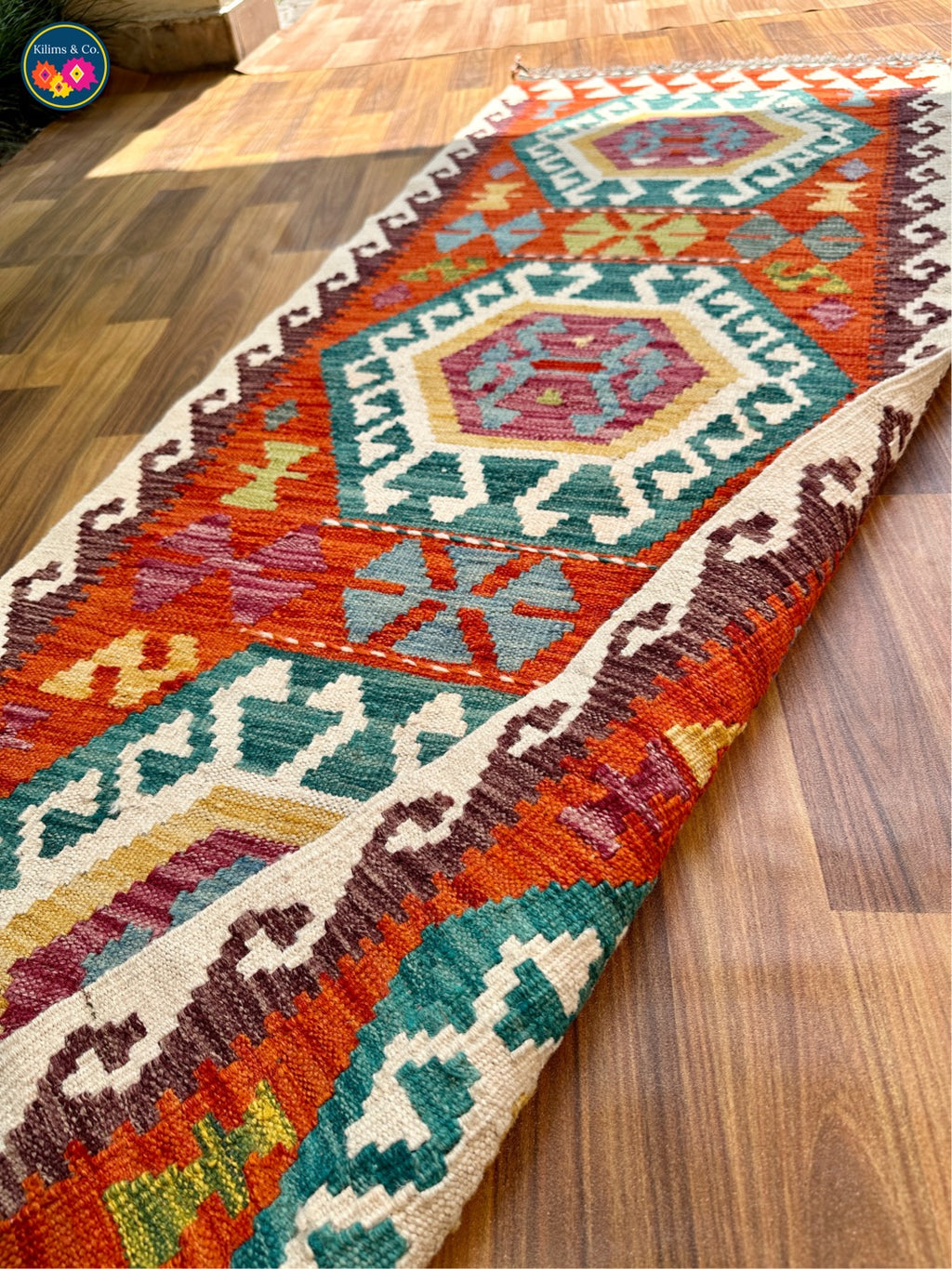 Woolen Floor Runner 6'4x2’3
