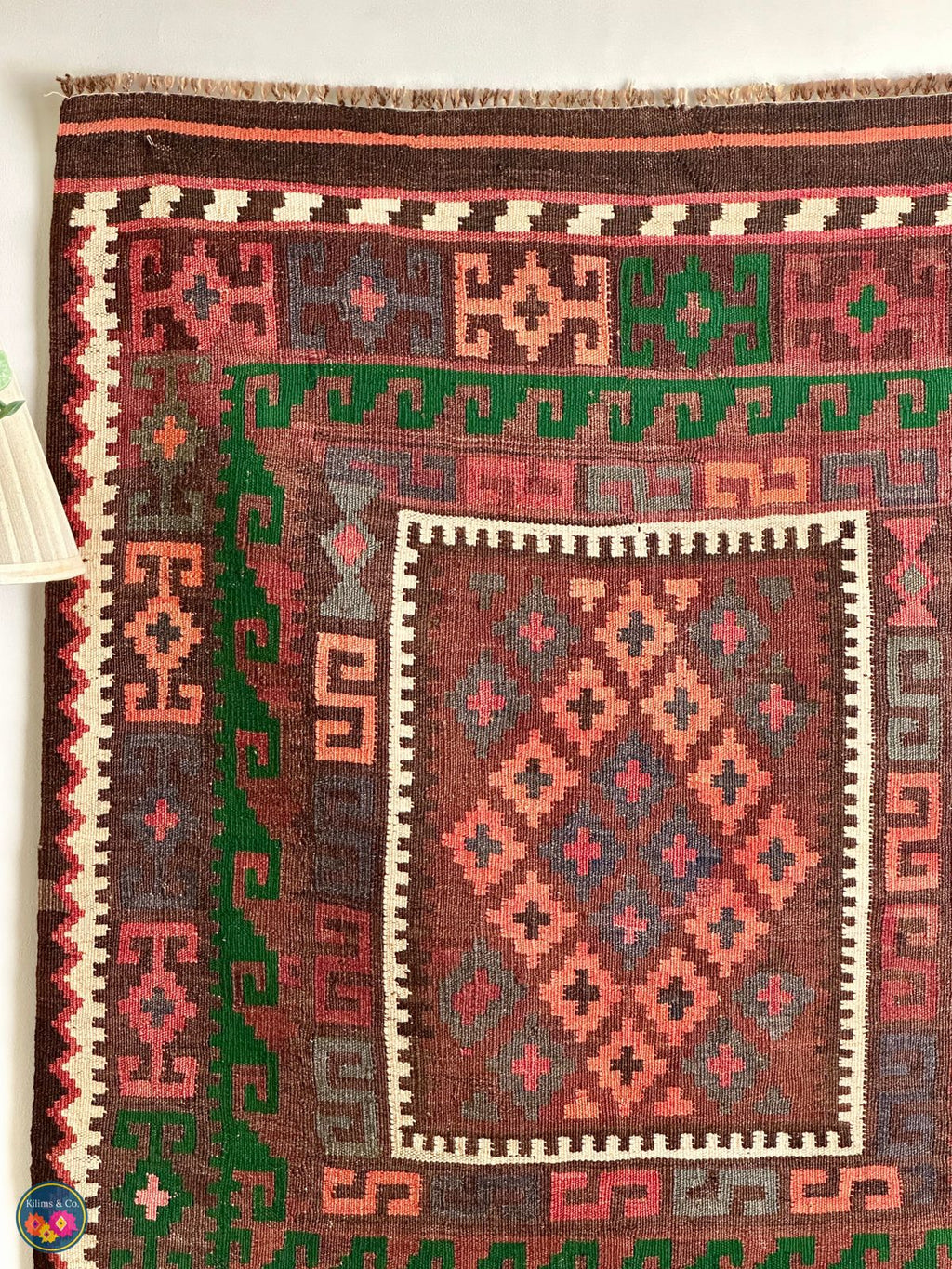Pure Wool Hanging kilim 3’3” x 3’11”