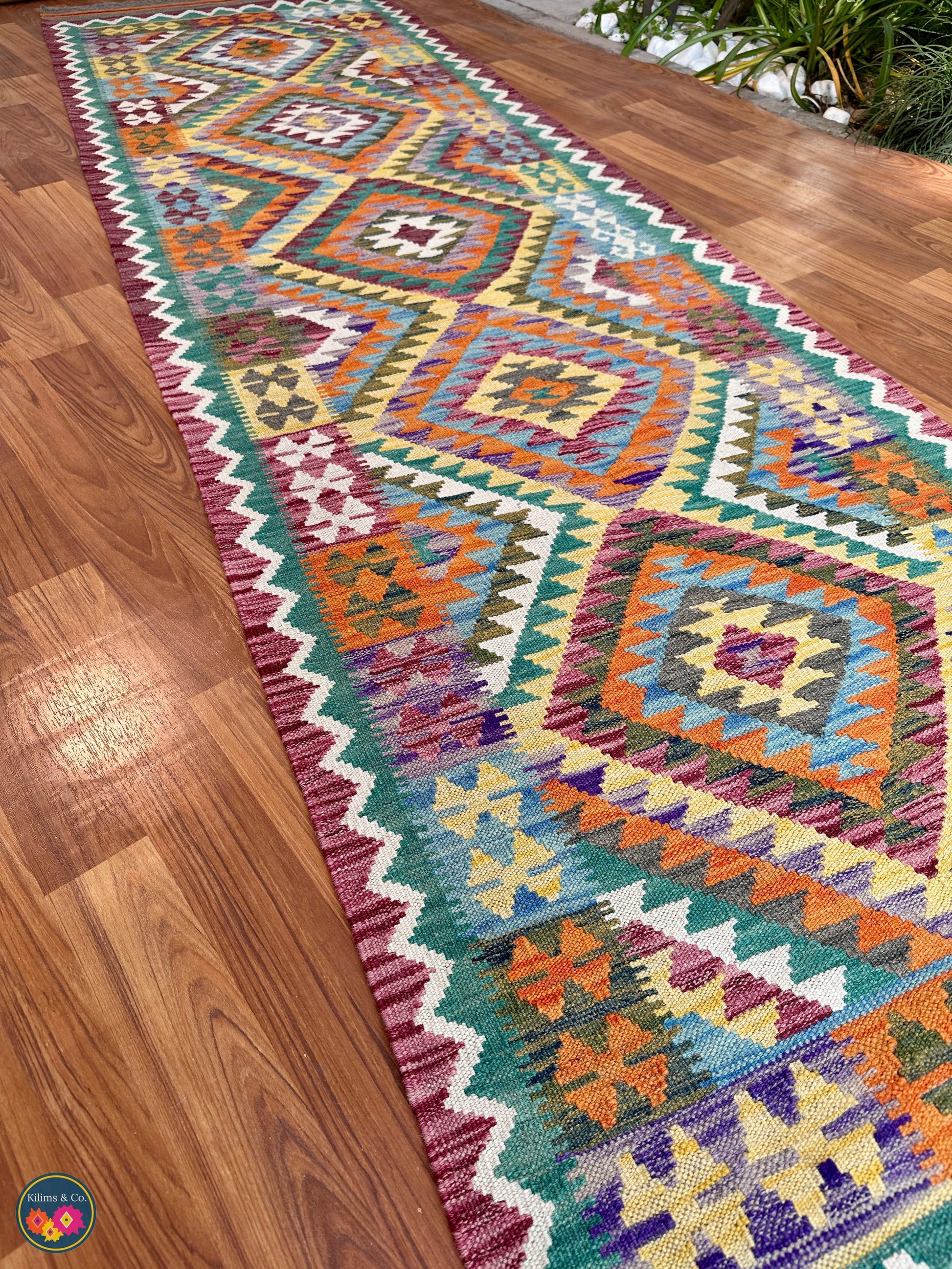 Woolen Floor Runner 10’0” x 2’8”
