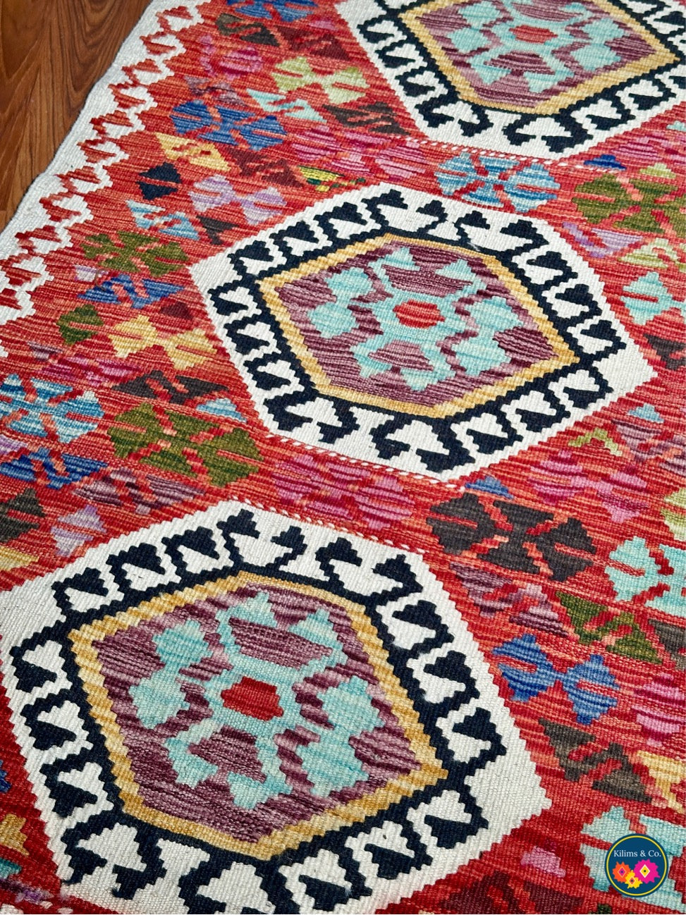 Woolen Floor Runner 6'4” x 2’7”