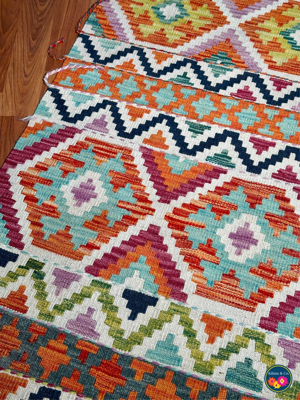 Woolen Floor Runner 6'8” x 2’2”