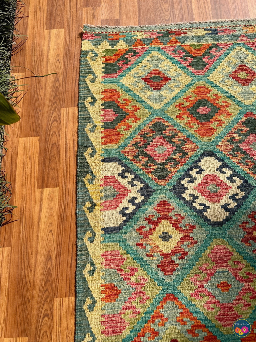 Pure wool kilim (5′9″ × 4′2″)