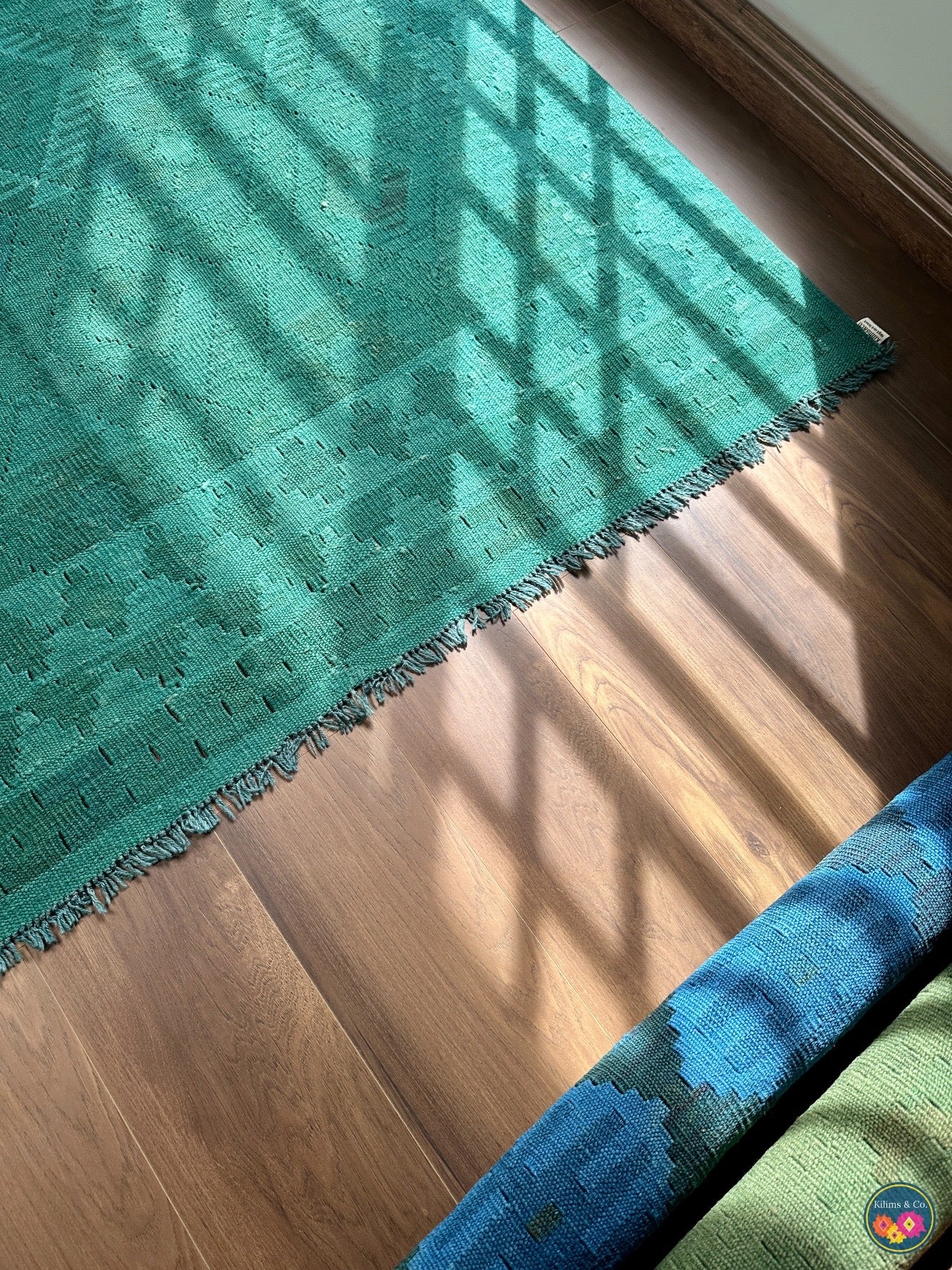 Pure Wool kilim 6ft 6in x 5ft 0in