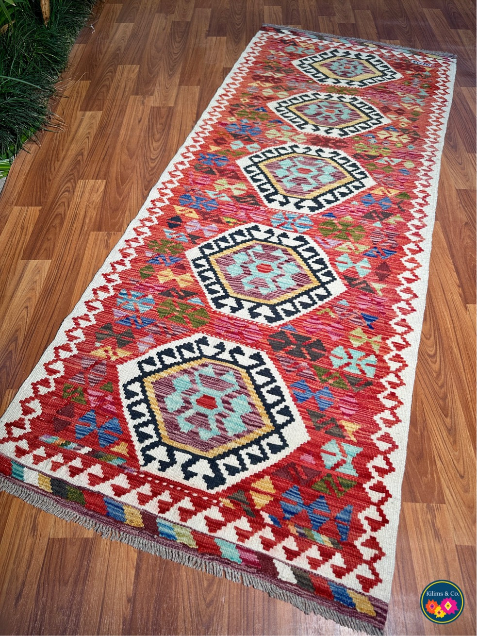 Woolen Floor Runner 6'4” x 2’7”
