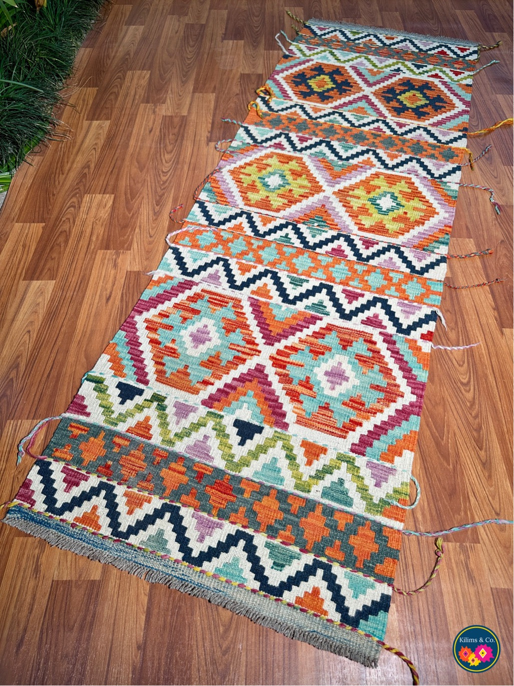 Woolen Floor Runner 6'8” x 2’2”