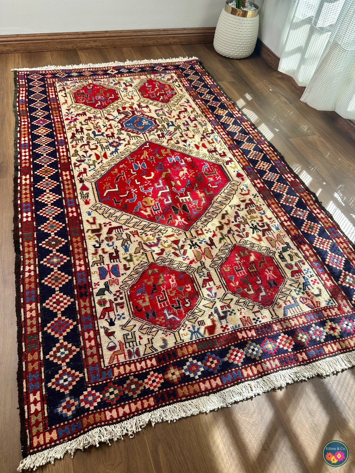 Vintage Sumak 6ft5in x 3ft8in